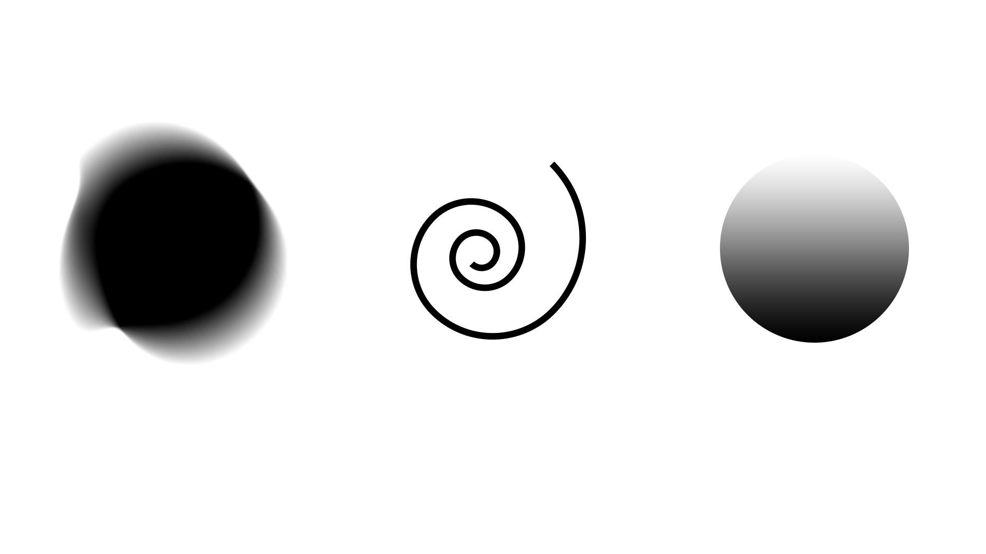 Verschiedene Kreisformen des dynamischen Logos von Culiner Creative Circle