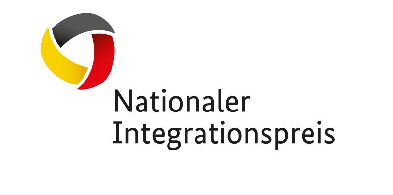 Kampagnenlogo der Bundesregierung: Nationaler Integrationspreis